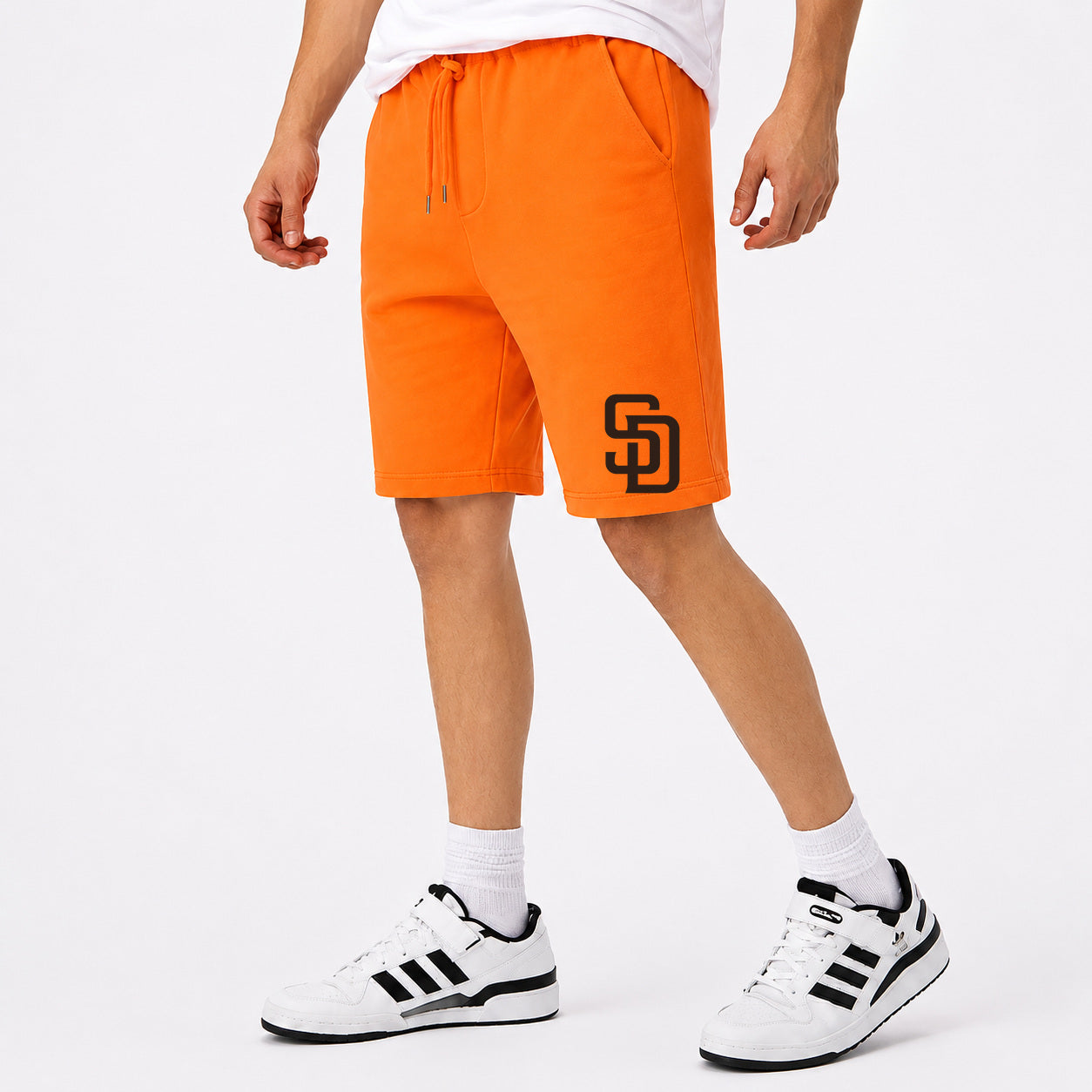 Men's San Diego Padres Cotton Shorts - Orange