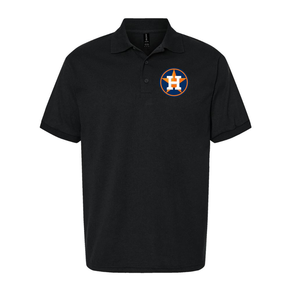 Men's Houston Astros Dry Blend Polo - Black