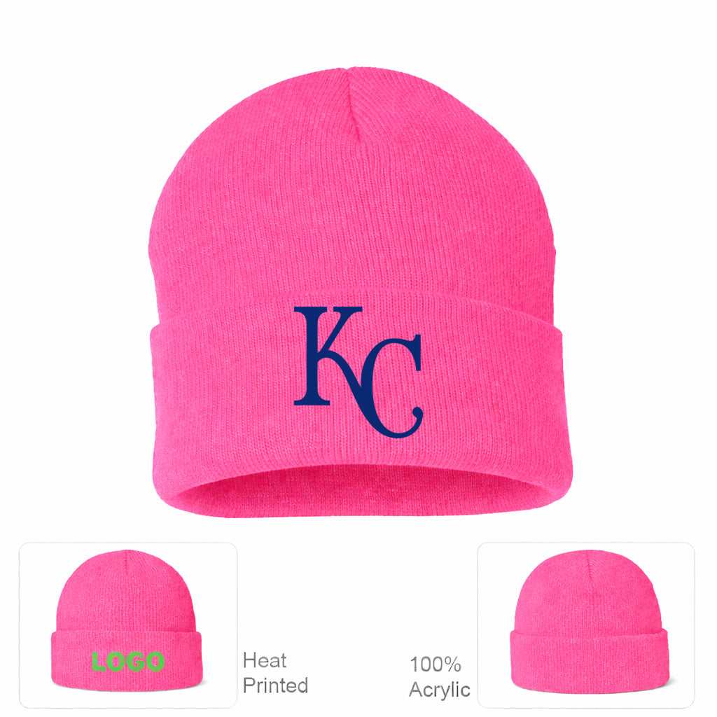 MLB Kansas City Royals Beanie Hat - Pink