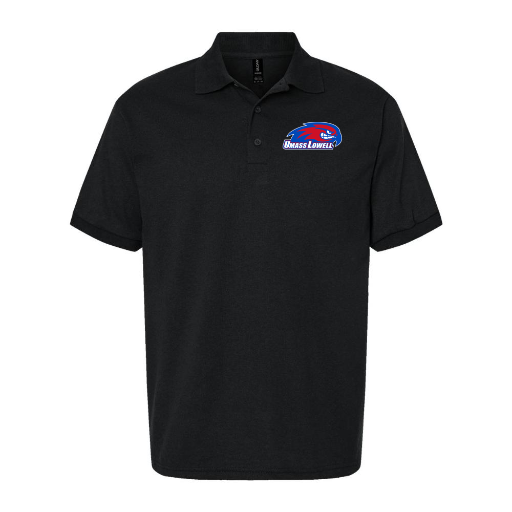 Men's UMass Lowell River Hawks Dry Blend Polo - Black