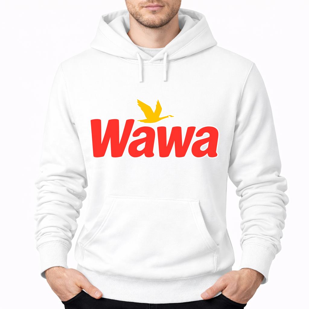 Men's Wawa Gas Station Pullover Hoodie - White