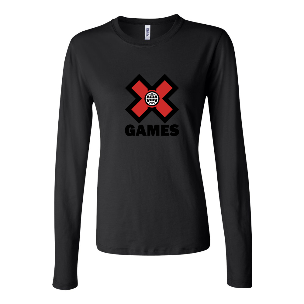 Women's X Games Long Sleeve T-Shirt - Black