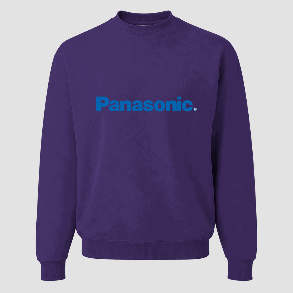 Men's Panasonic Crewneck Sweatshirt - Purple