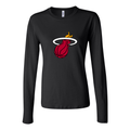 Women's Miami Heat Long Sleeve T-Shirt - Black