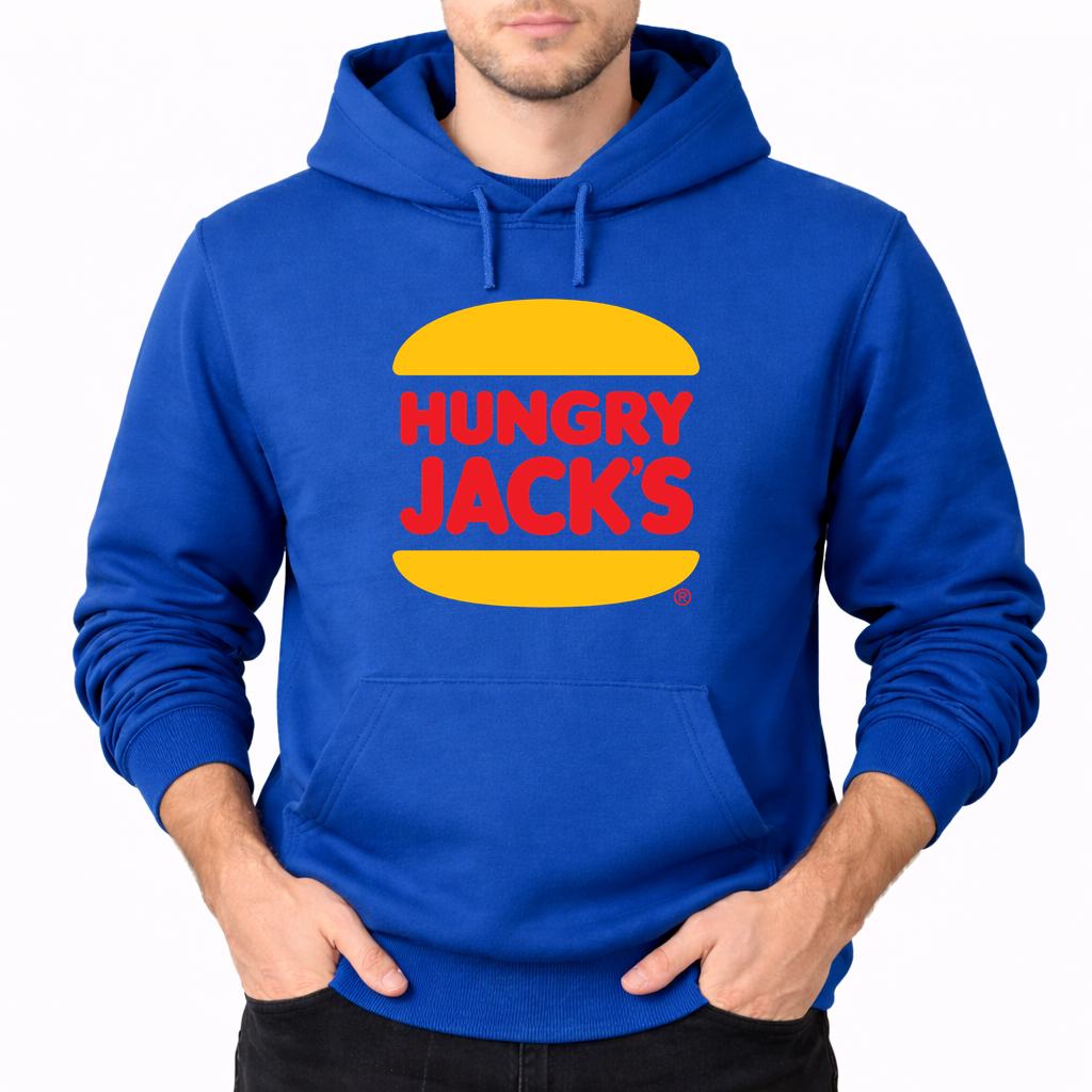 Men's Hungry Jacks Pullover Hoodie - Blue
