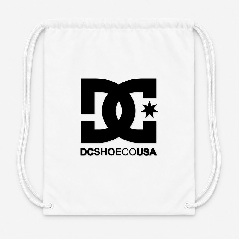 DC Drawstring Bag - White