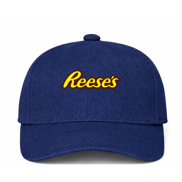 Reese's Logo Navy Dad Baseball Cap Hat