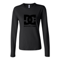 Women's DC Logo 1536x864 Long Sleeve T-Shirt - Black