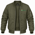 Men's Petrobras Lightweight Bomber Jacket - Army Green
