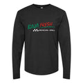 Men's Logo-Baja-Fresh-1536x864 Long sleeves Cotton Blend T-Shirt - Black