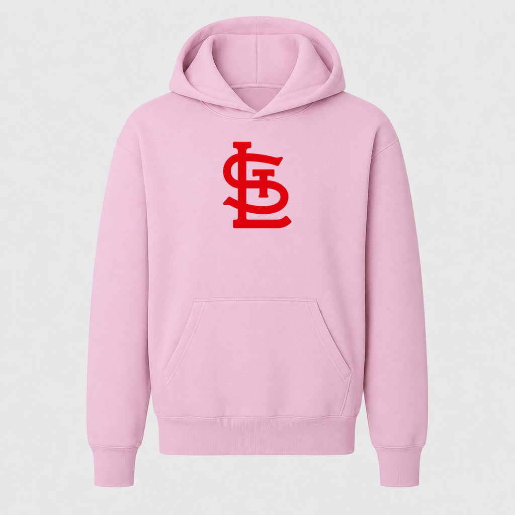 Youth St. Louis Cardinals Pullover Hoodie - Light Pink