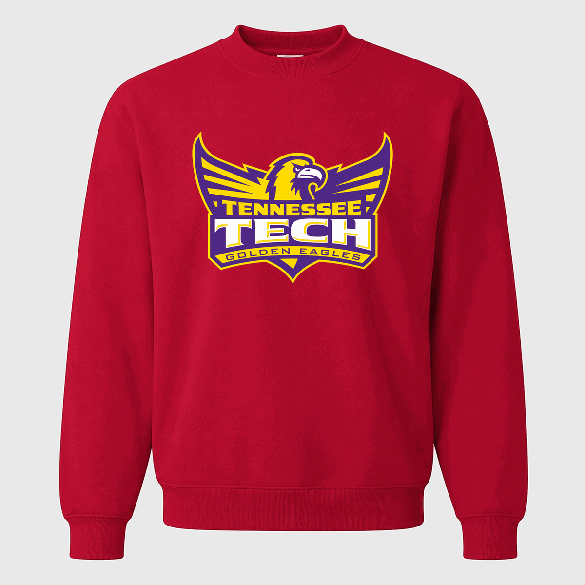 Men's Tennessee Tech Golden Eagles Crewneck Sweatshirt - Red