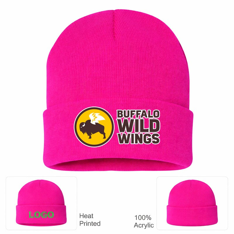 Buffalo Wild Wings Hot Pink Beanie Hat