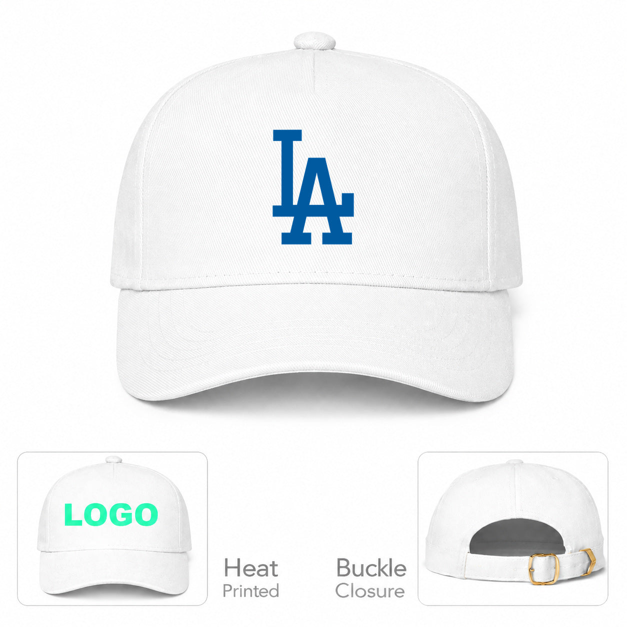 MLB Los Angeles Dodgers Baseball Cap Hat - White