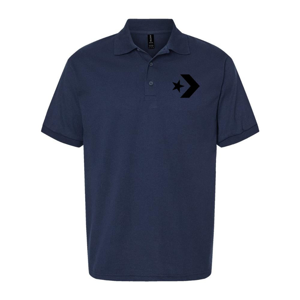 Men's Converse Dry Blend Polo - Navy
