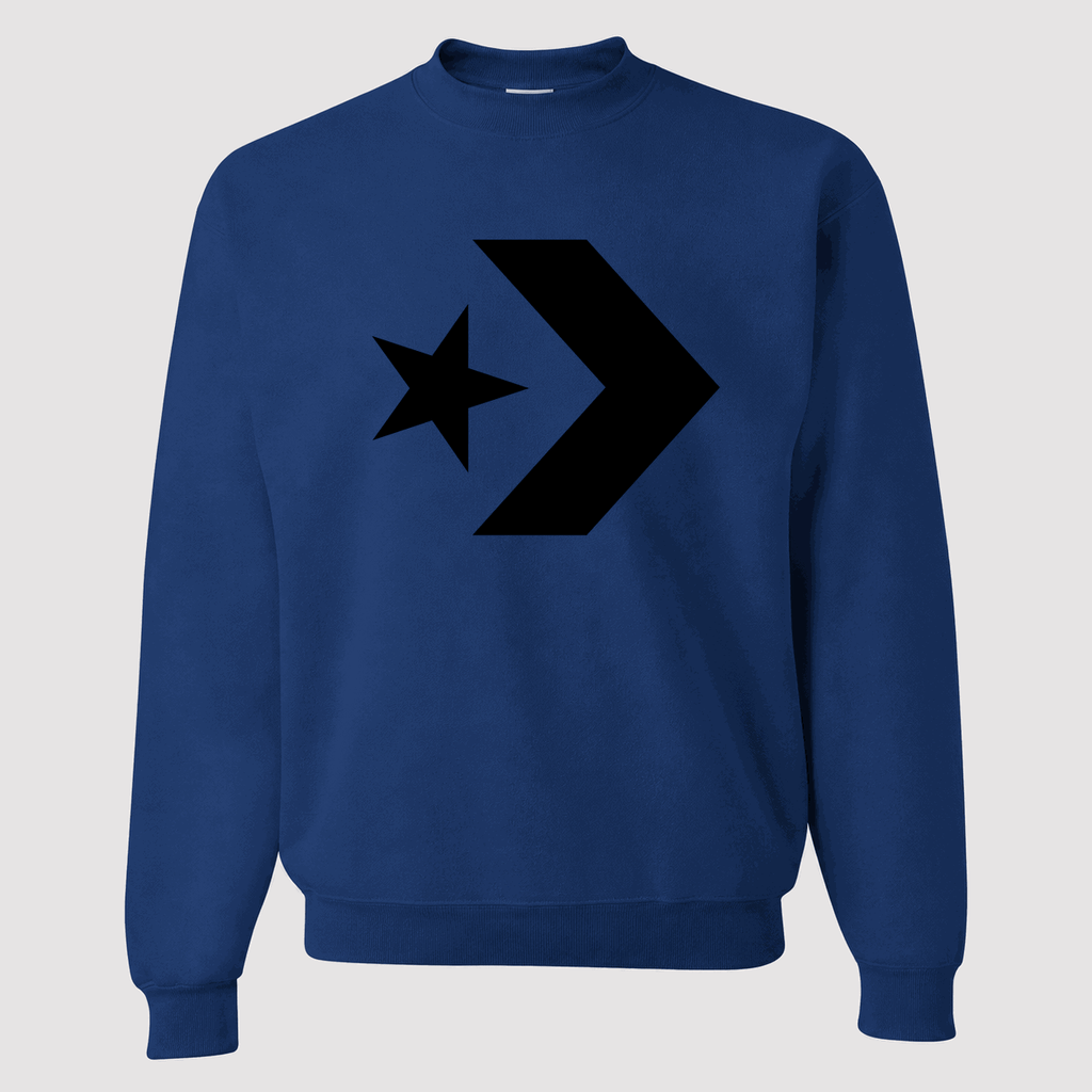 Men's Converse Crewneck Sweatshirt - Blue