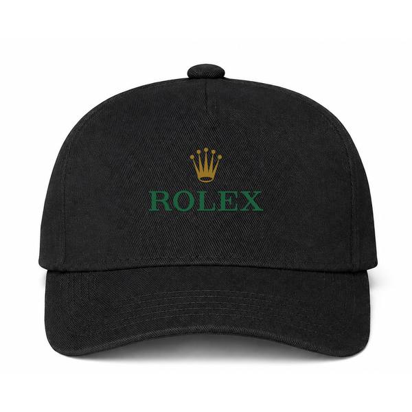 Rolex Logo Black Dad Baseball Cap Hat
