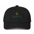 Rolex Logo Black Dad Baseball Cap Hat