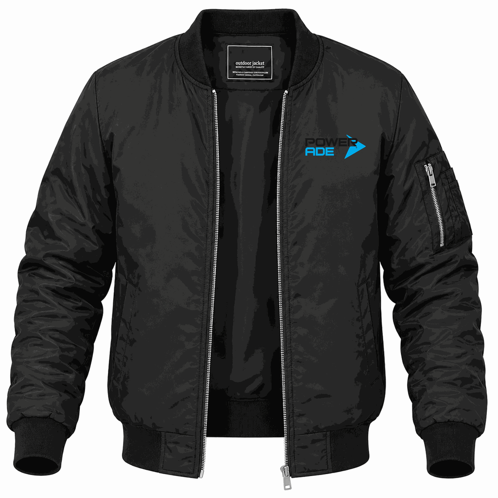 Men's Powerade Lightweight Bomber Jacket - Black