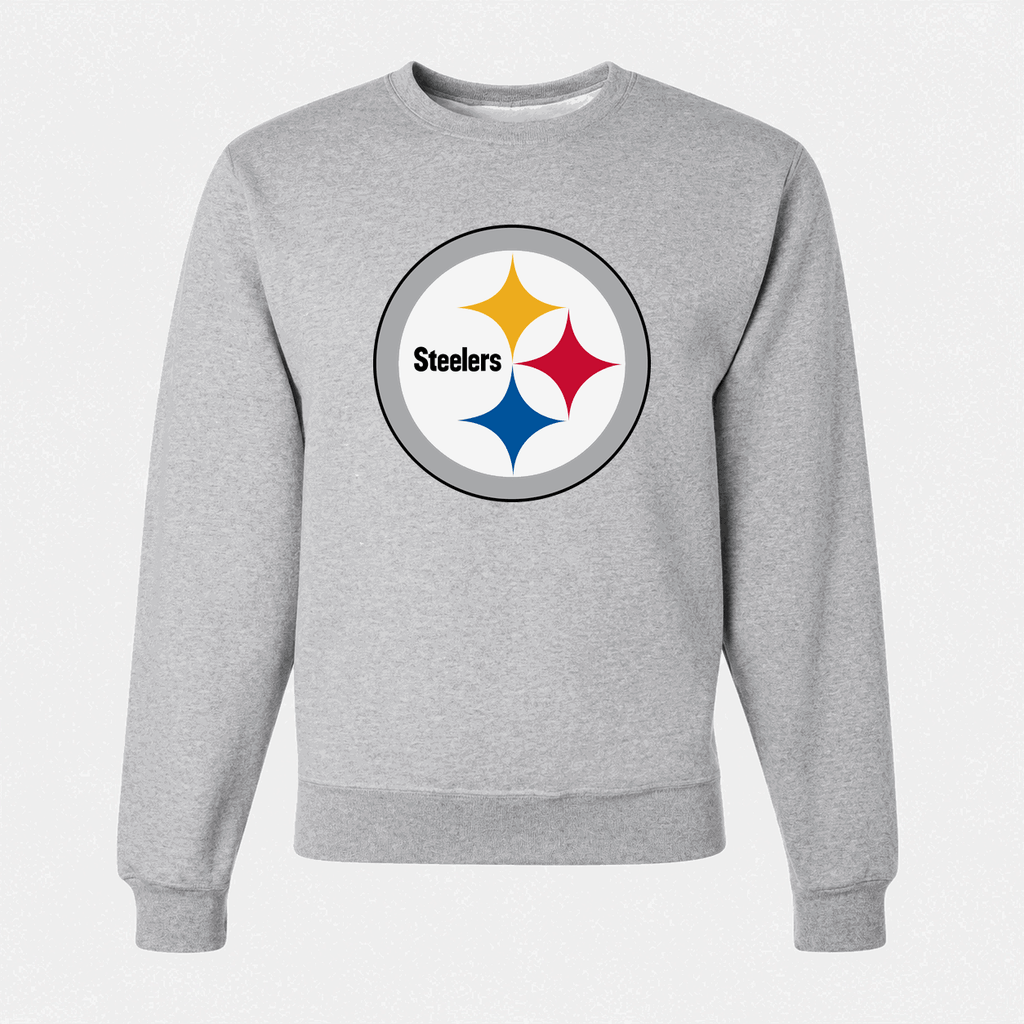 Men's Pittsburgh Steelers Crewneck Sweatshirt - Gray