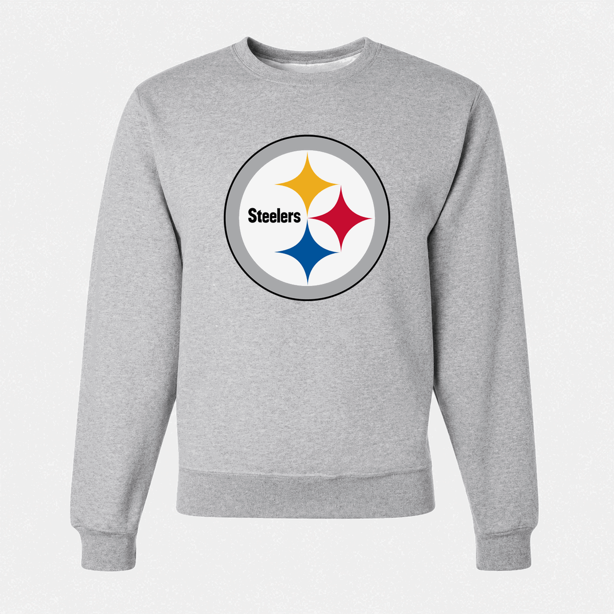 Men's Pittsburgh Steelers Crewneck Sweatshirt - Gray