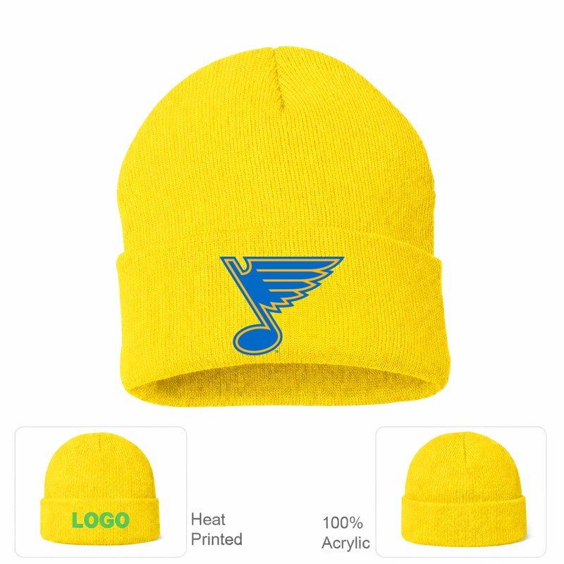 St. Louis Blues Yellow Beanie Hat