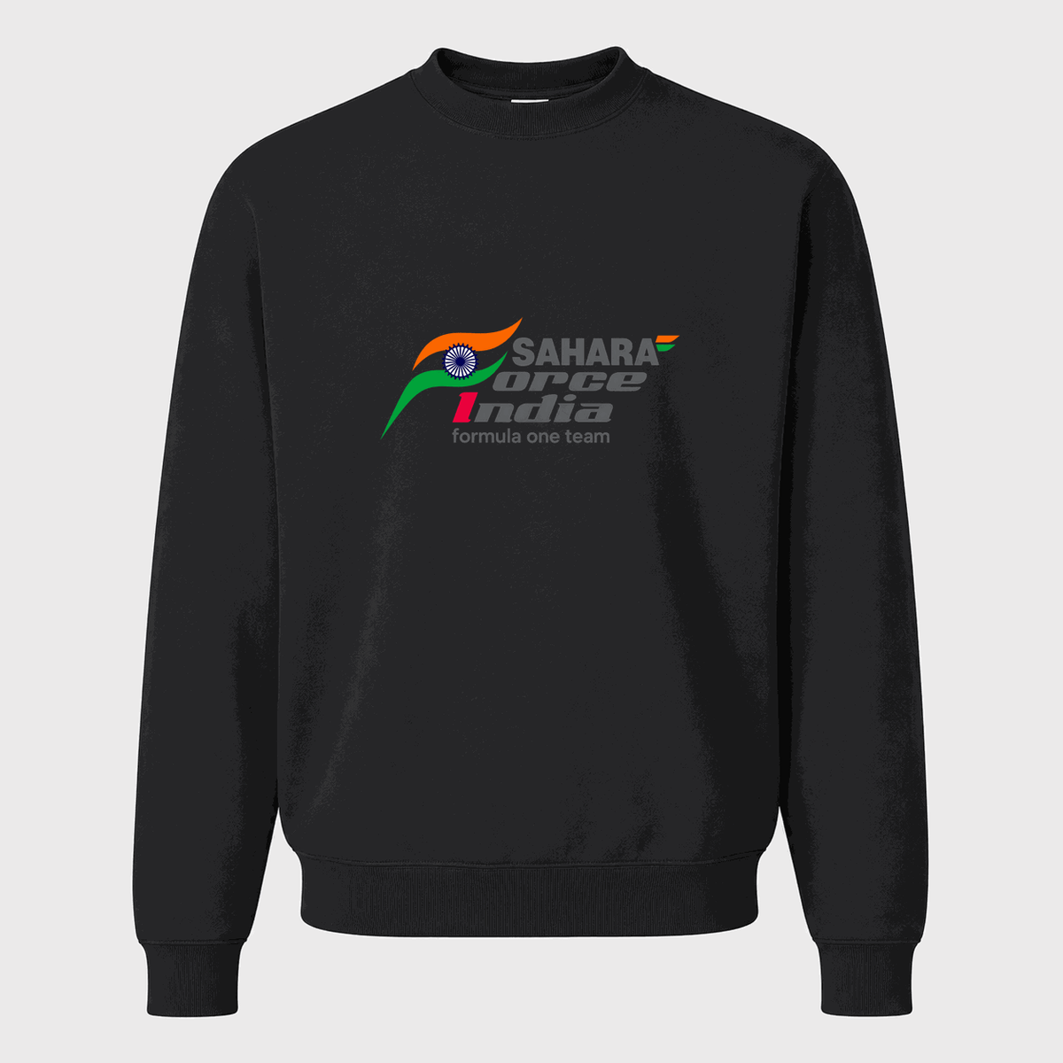 Men's Sahara Force India Formula One Team Crewneck Sweatshirt - Black