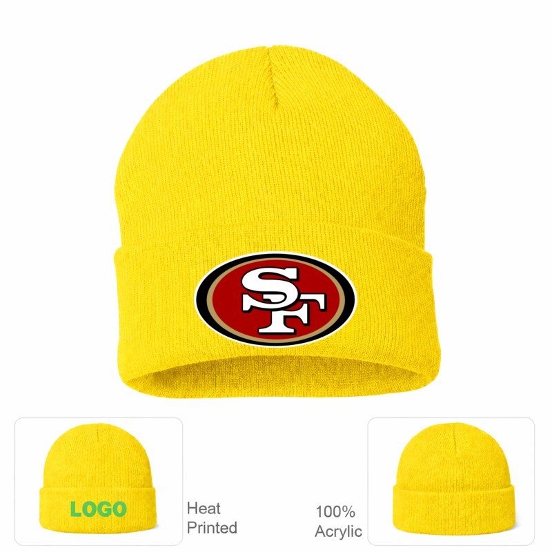 San Francisco 49ers Yellow Beanie Hat