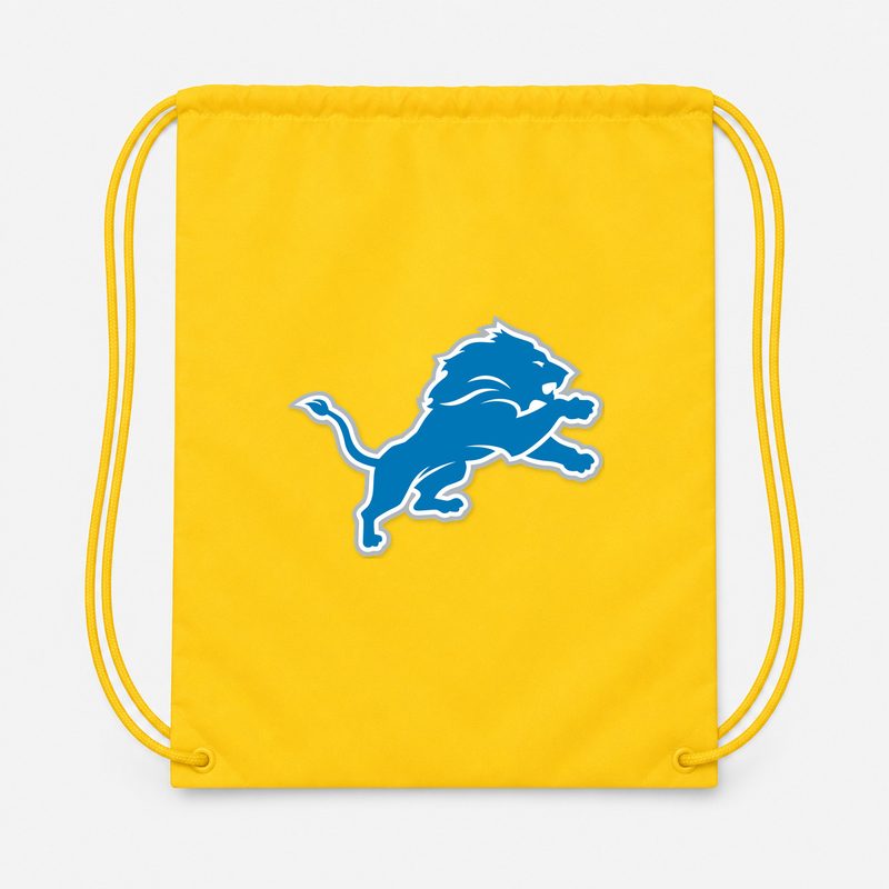 Detroit Lions Drawstring Bag - Yellow