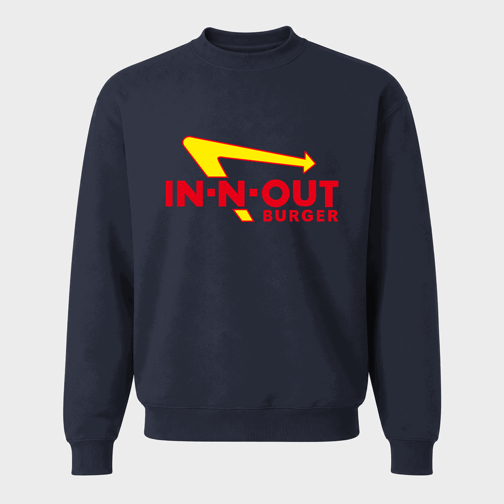 Men's In-N-Out Burger Crewneck Sweatshirt - Navy