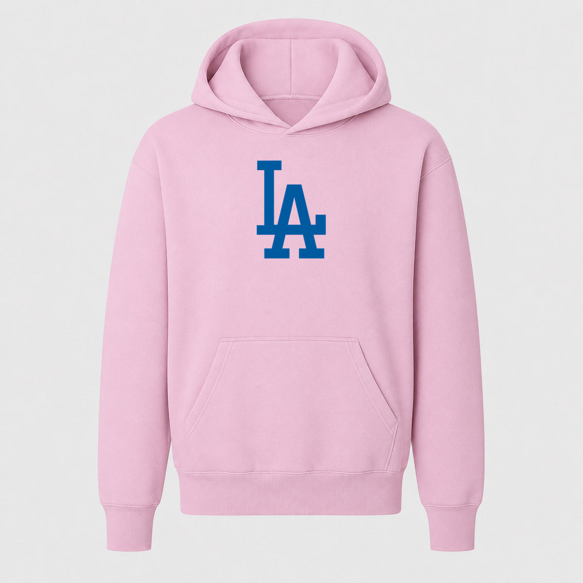 Youth Los Angeles Dodgers Pullover Hoodie - Light Pink