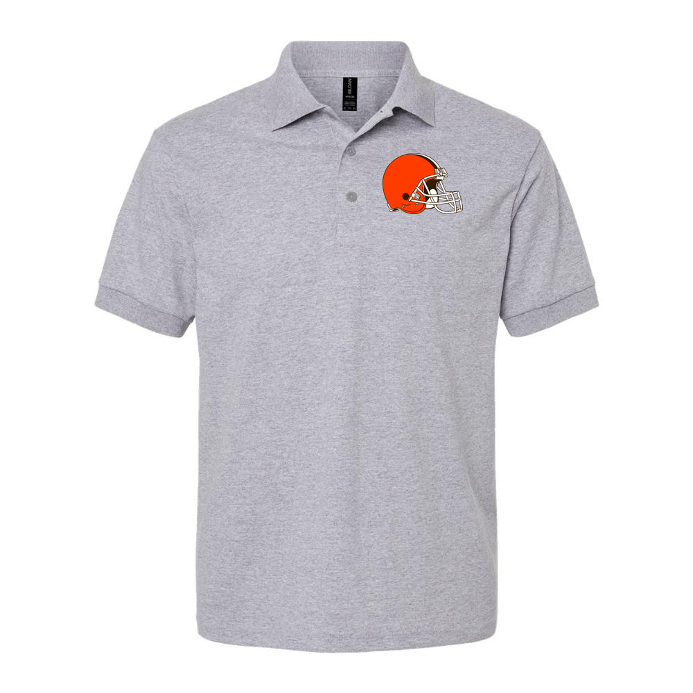 Men's Cleveland Browns Dry Blend Polo - Gray