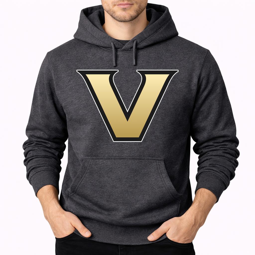 Men's Vanderbilt Commodores Pullover Hoodie - Charcoal