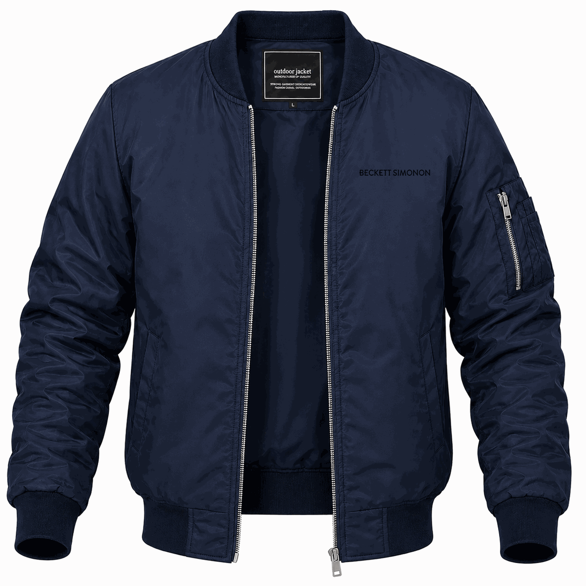 Men's Beckett Simonon Lightweight Bomber Jacket - Navy