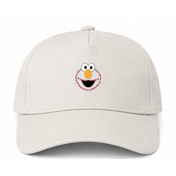 Elmo Face Beige Dad Baseball Cap Hat
