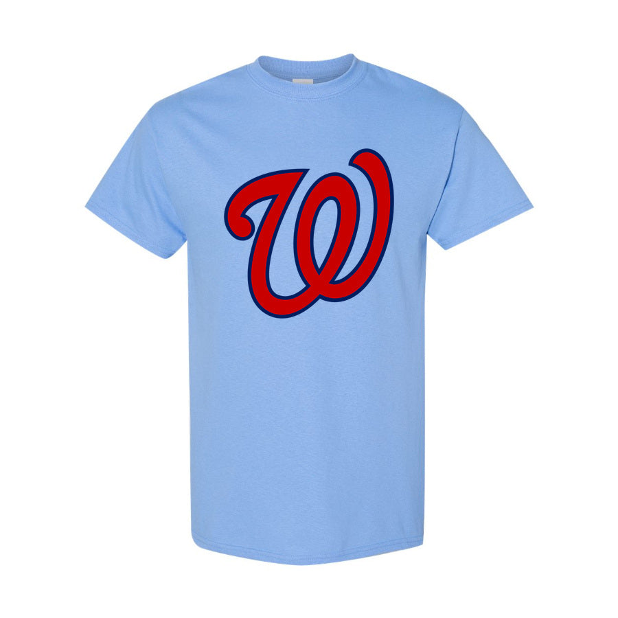 Men's Washington Nationals Cotton T-Shirt - Sky Blue