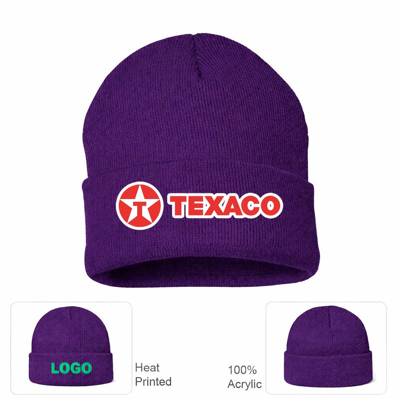 Texaco Purple Beanie Hat