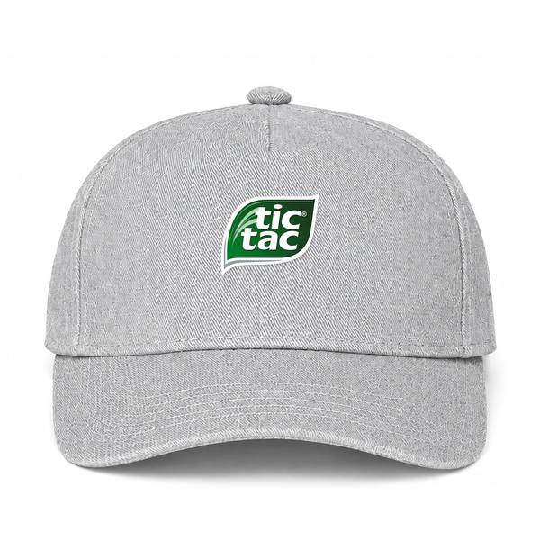 Tic Tac Logo Gray Dad Baseball Cap Hat