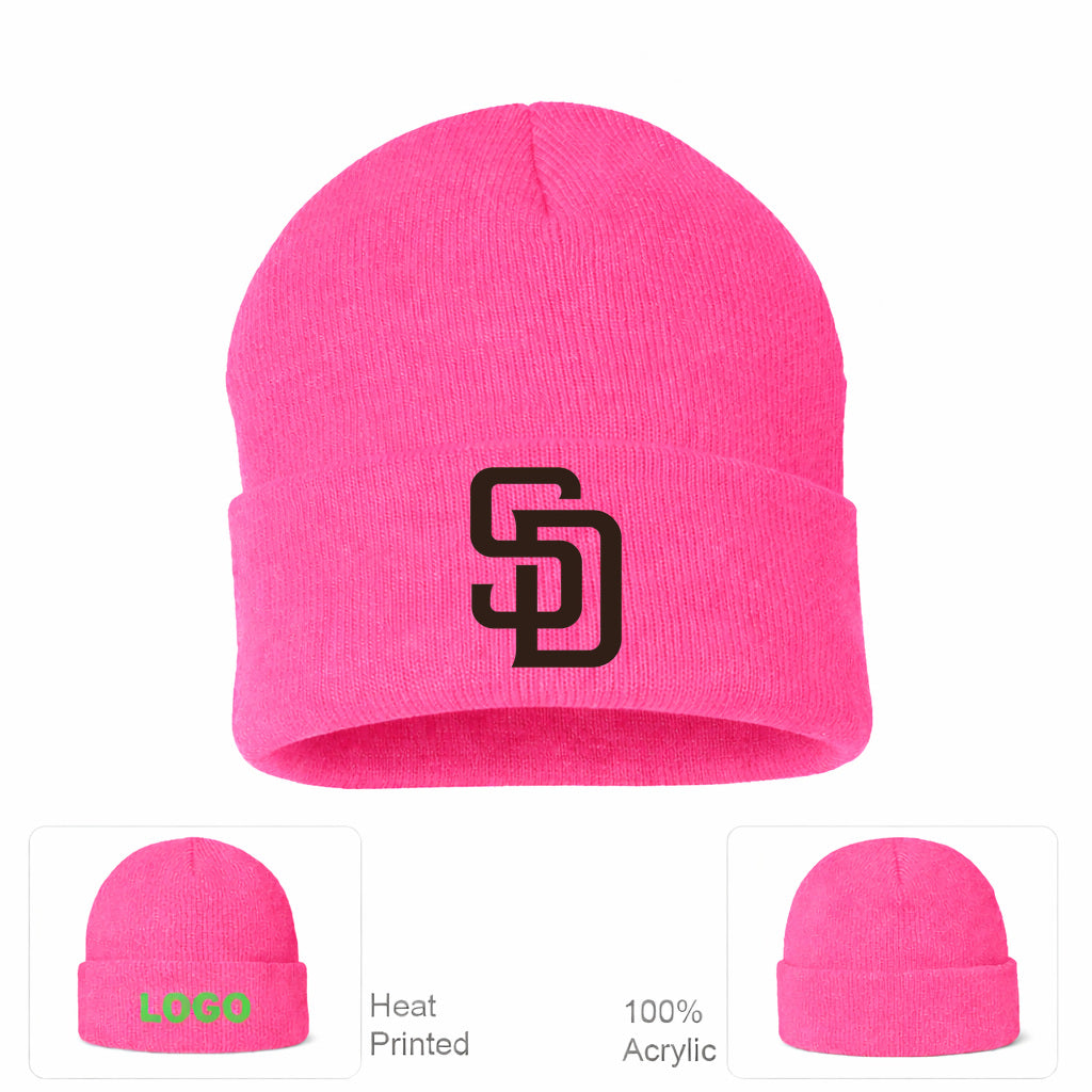 MLB San Diego Padres Beanie Hat - Pink