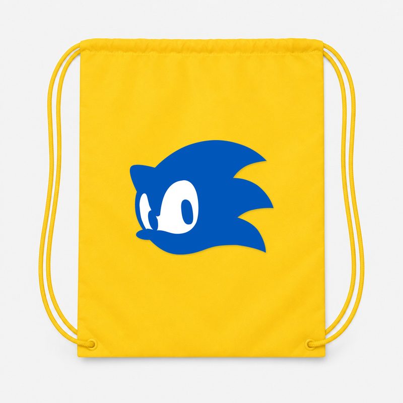 Sonic Drawstring Bag - Yellow