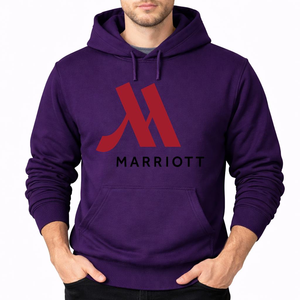 Men's Marriott Pullover Hoodie - Purple