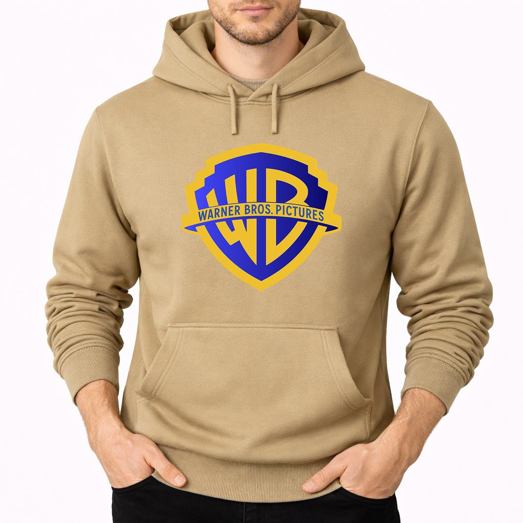 Men's Warner Bros Pullover Hoodie - Tan