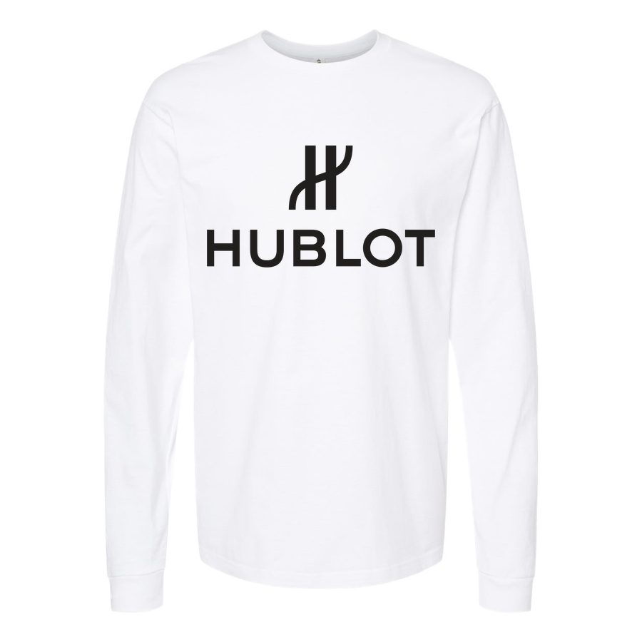 Men's Hublot logo.svg Long sleeves Cotton Blend T-Shirt - White