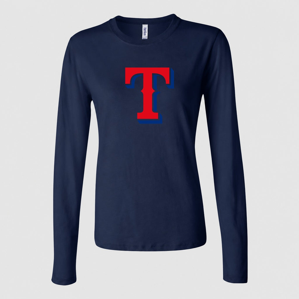 Women's Texas Rangers Long Sleeve T-Shirt - Navy