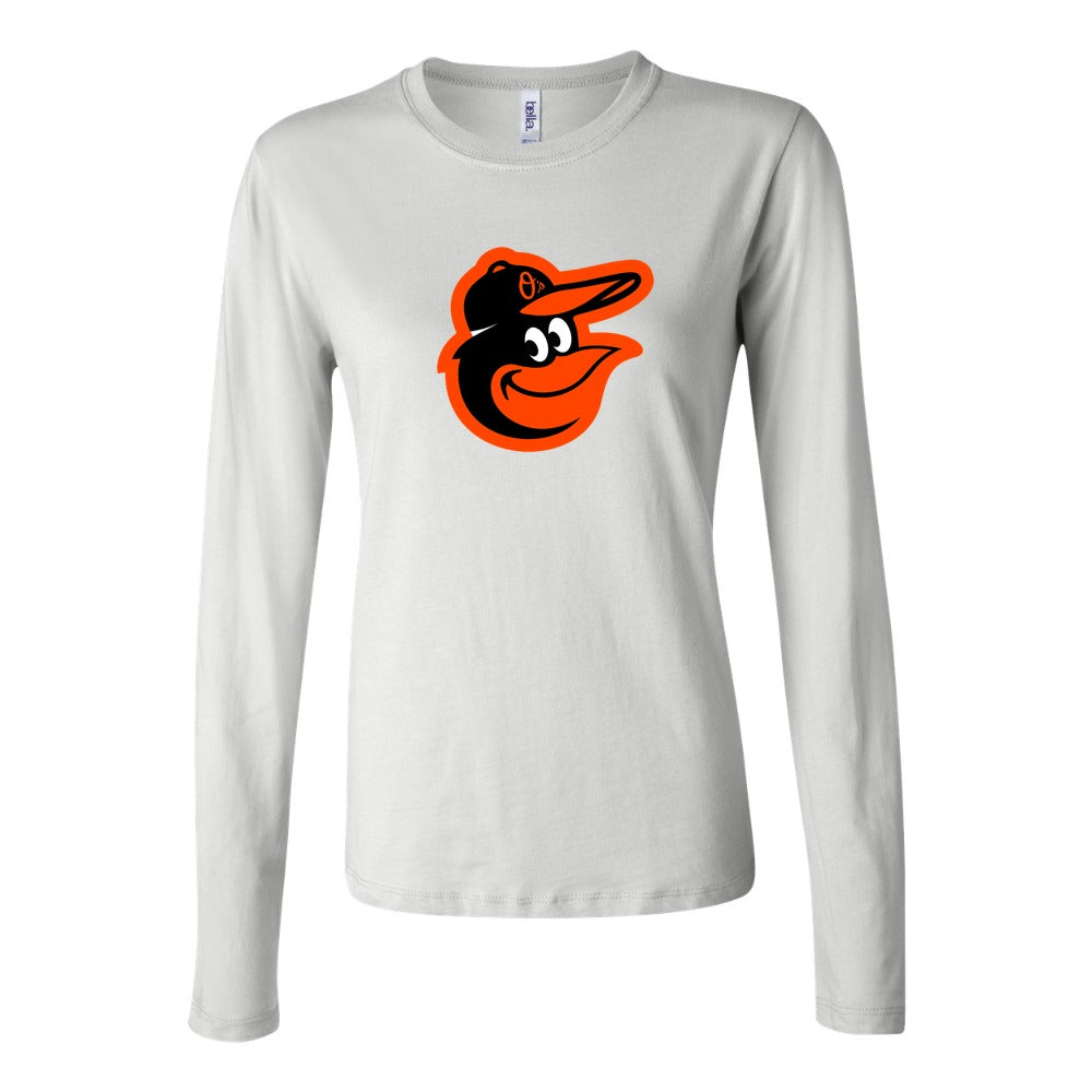 Women's Baltimore Orioles Long Sleeve T-Shirt - White