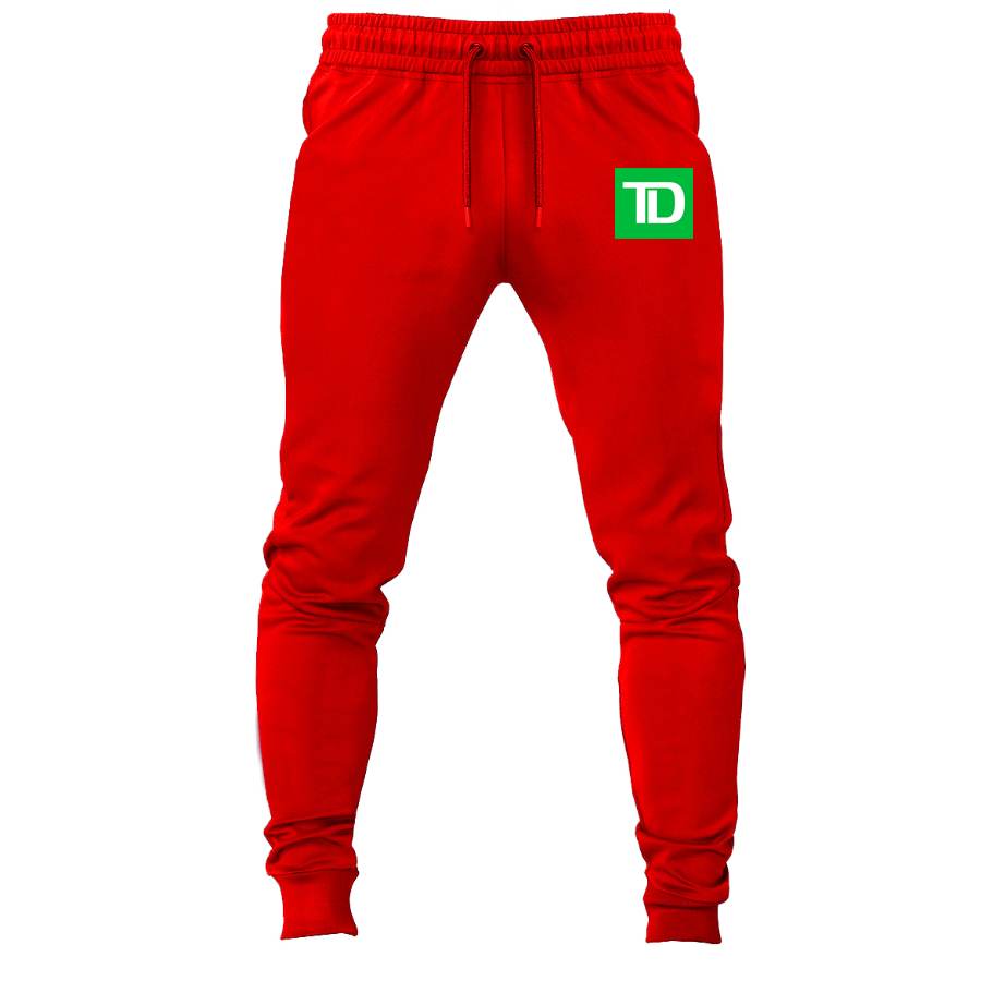 TD Bank joggers sweatpants - Red