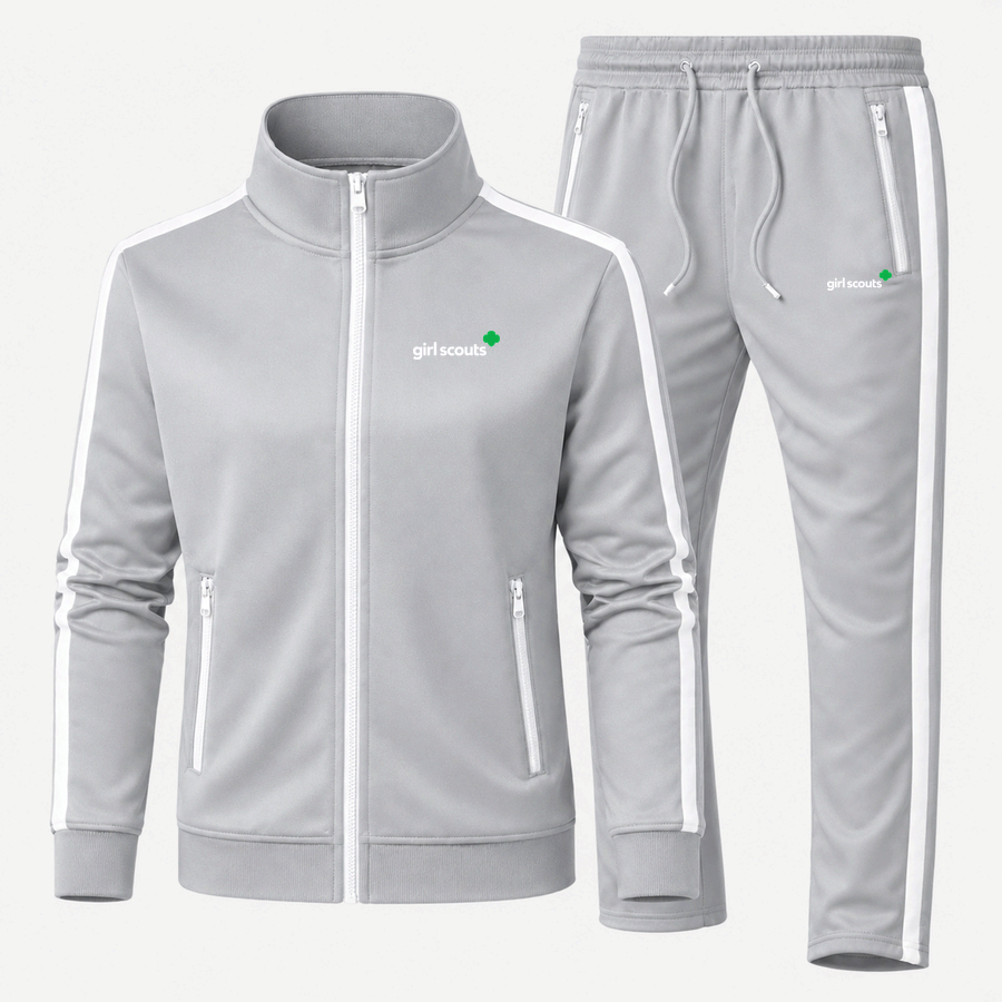 Girl Scouts White tracksuit in Gray