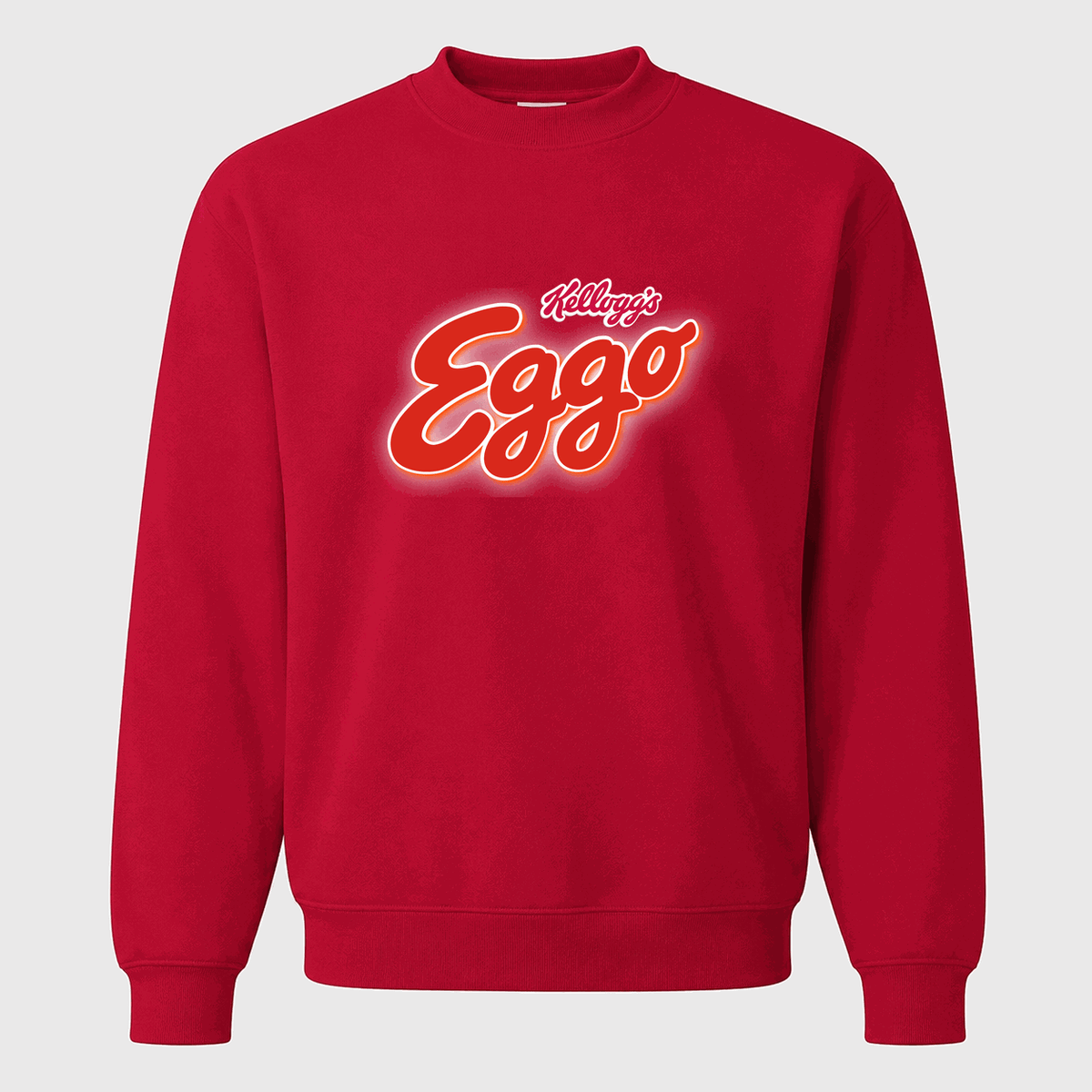 Men's Eggo Crewneck Sweatshirt - Red