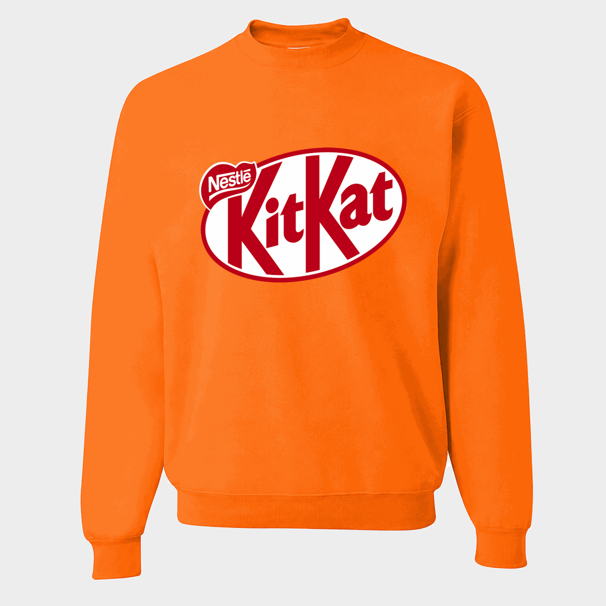Men's Kit Kat Crewneck Sweatshirt - Orange