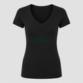 Women's Audemars Piguet V Neck T-Shirt in black